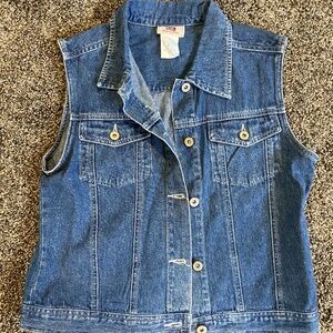 Womans denim vest